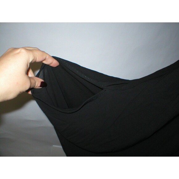 NWT New $700 Womens 42 6 Designer Italy Costume National Blouse Black Layer Cape - Picture 4 of 12